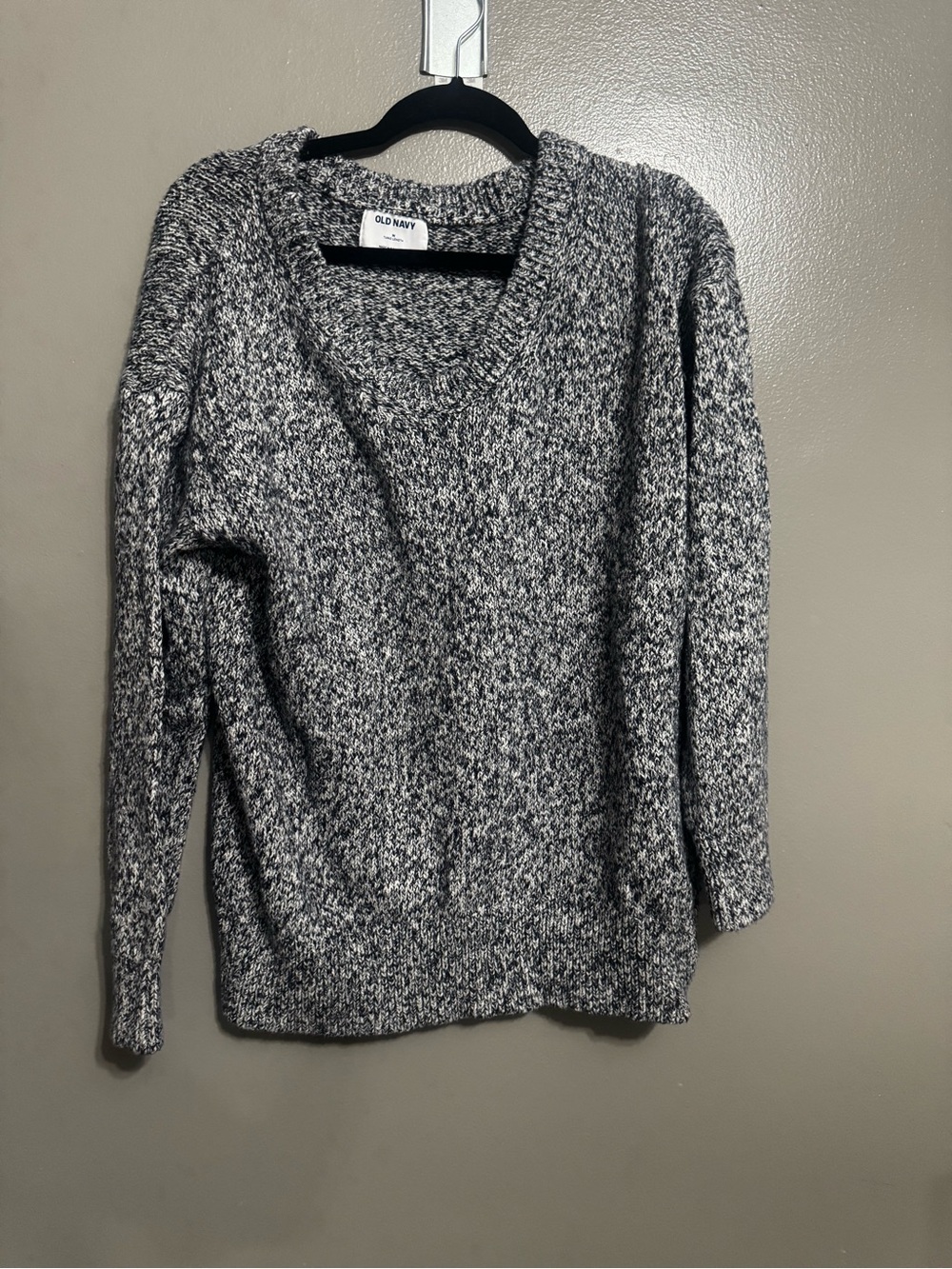 Old Navy Marled V-Neck Tunic Sweater Women’s Medium